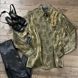 Funky Metallic Blouse